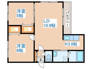 SR発寒の物件間取画像